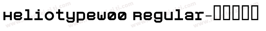HeliotypeW00 Regular字体转换